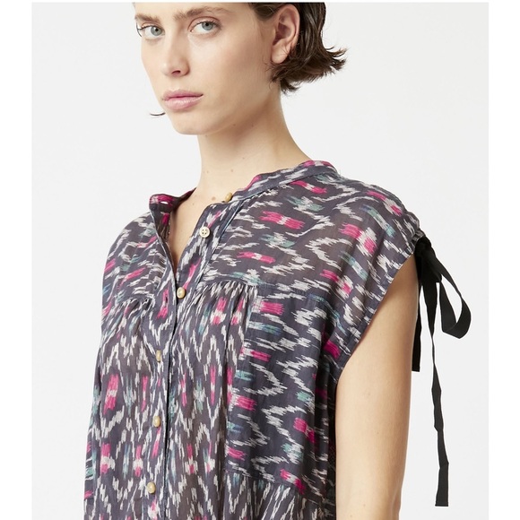 Isabel Marant Purple and Pink Patterned Jumpsuit - Picture 3 of 13